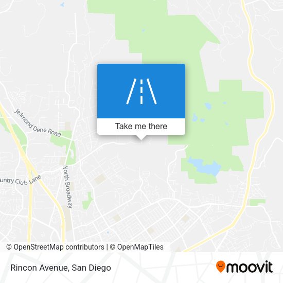 Mapa de Rincon Avenue