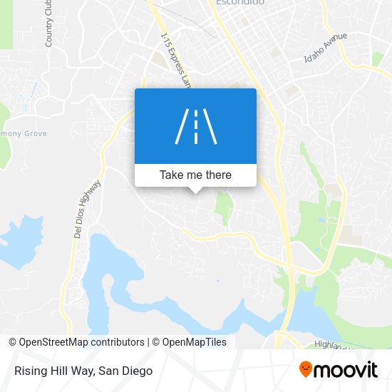 Mapa de Rising Hill Way