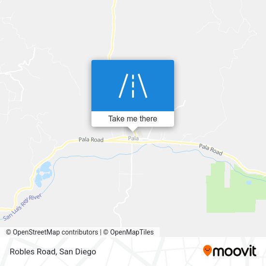 Mapa de Robles Road