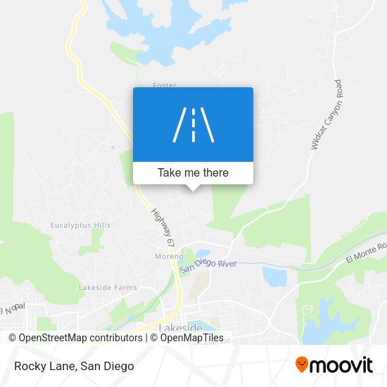 Mapa de Rocky Lane