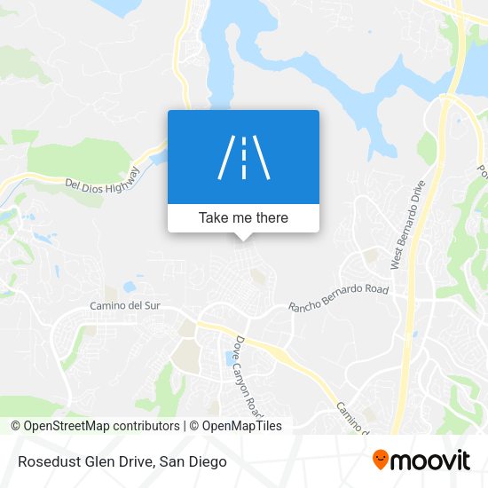 Mapa de Rosedust Glen Drive