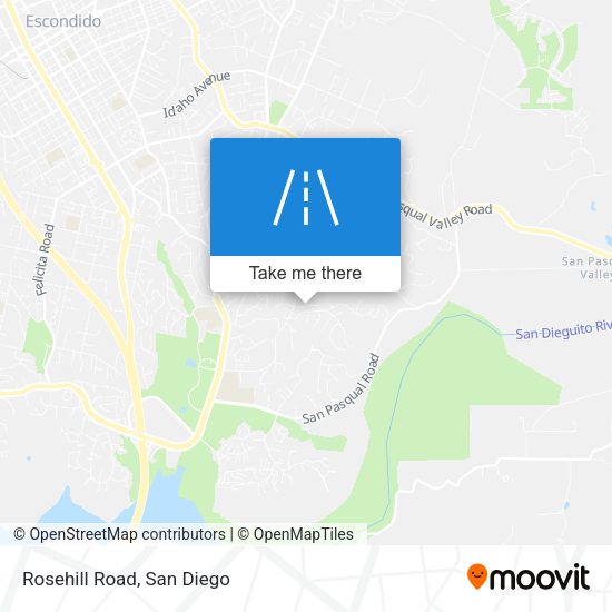 Mapa de Rosehill Road