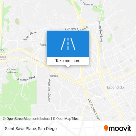 Mapa de Saint Sava Place