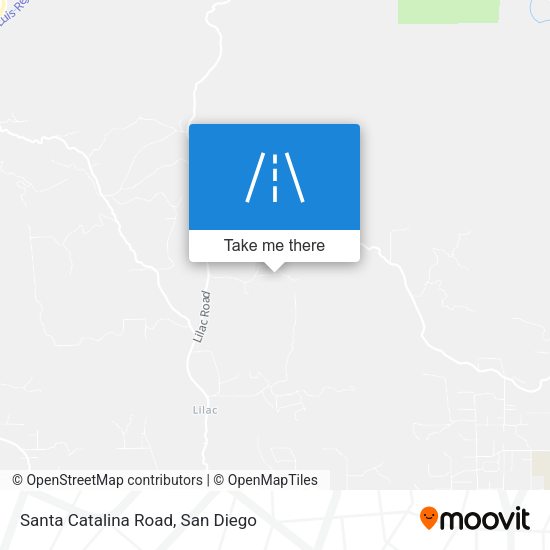 Mapa de Santa Catalina Road