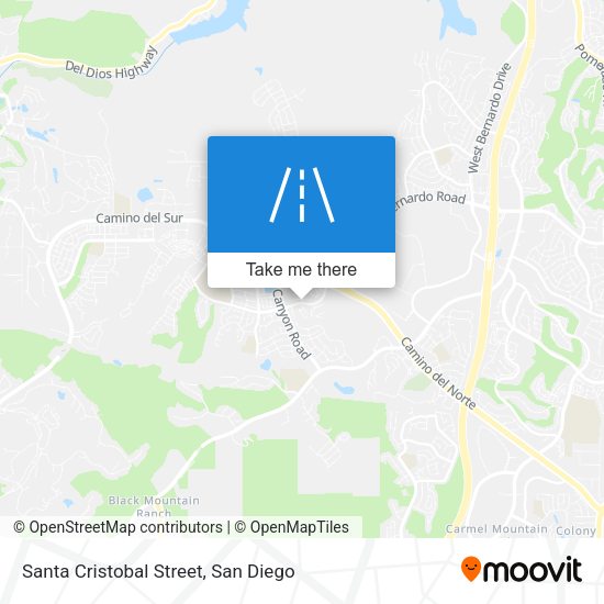 Mapa de Santa Cristobal Street