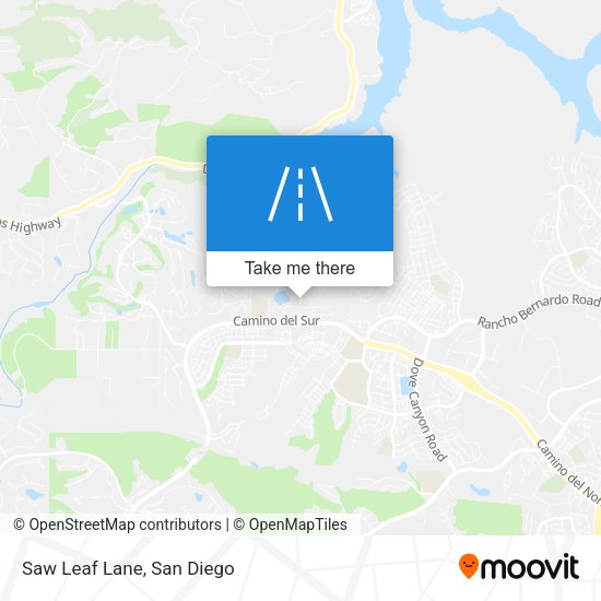 Mapa de Saw Leaf Lane