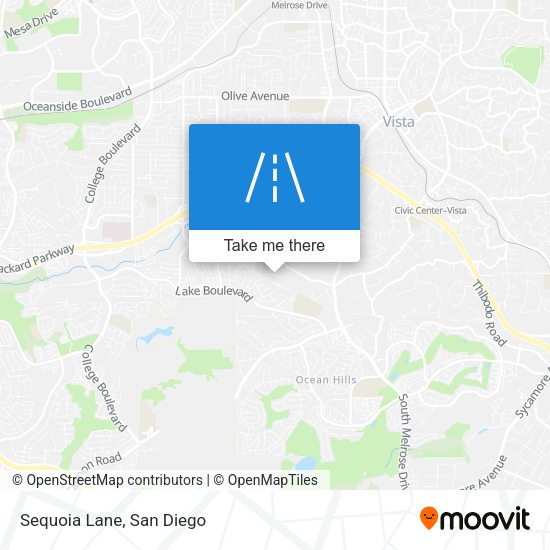 Mapa de Sequoia Lane