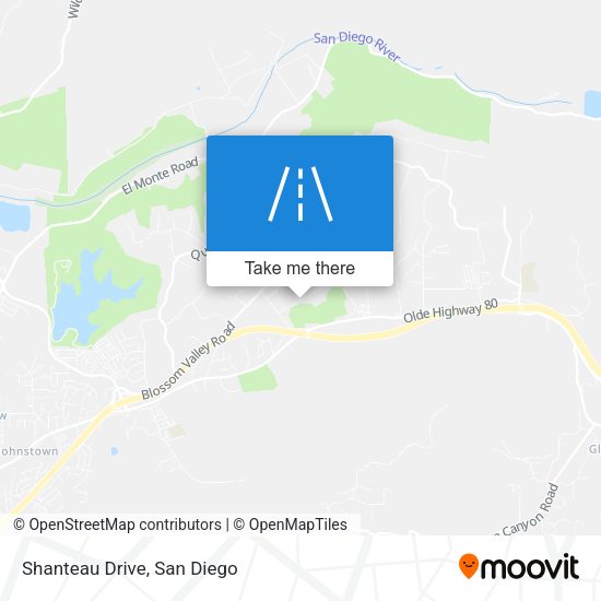 Mapa de Shanteau Drive