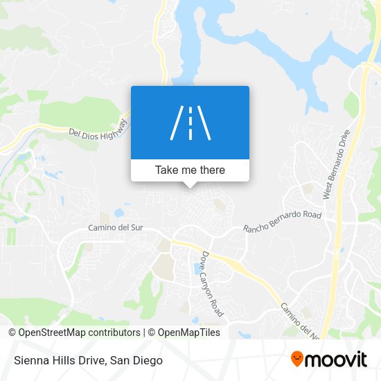 Sienna Hills Drive map