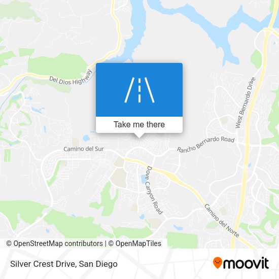 Mapa de Silver Crest Drive