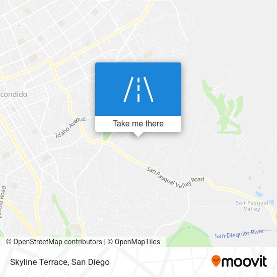 Mapa de Skyline Terrace
