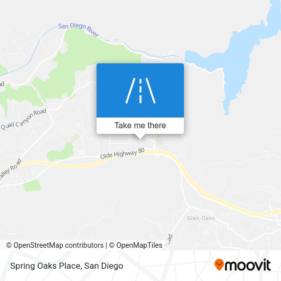 Spring Oaks Place map