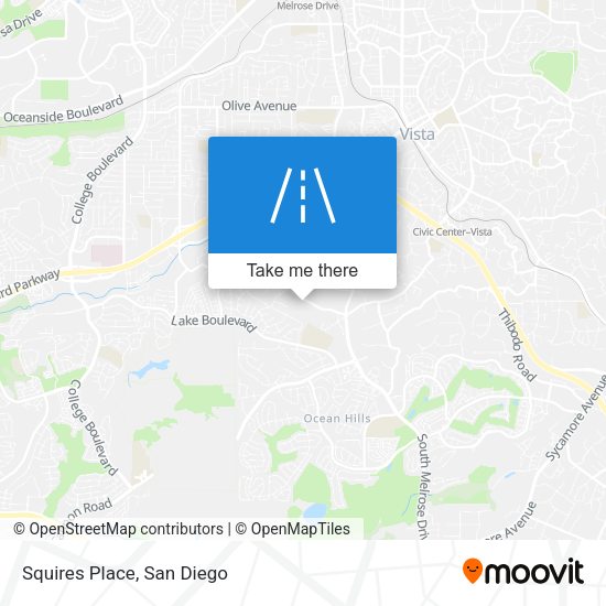 Mapa de Squires Place
