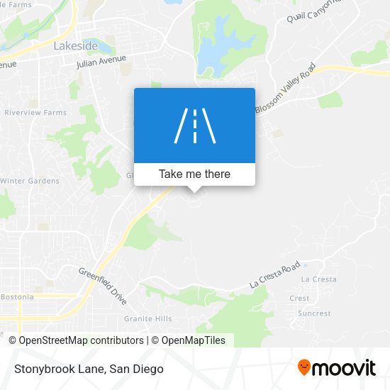 Stonybrook Lane map