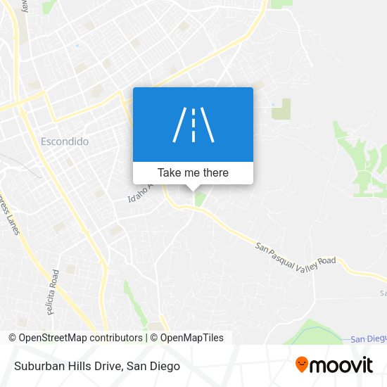 Mapa de Suburban Hills Drive