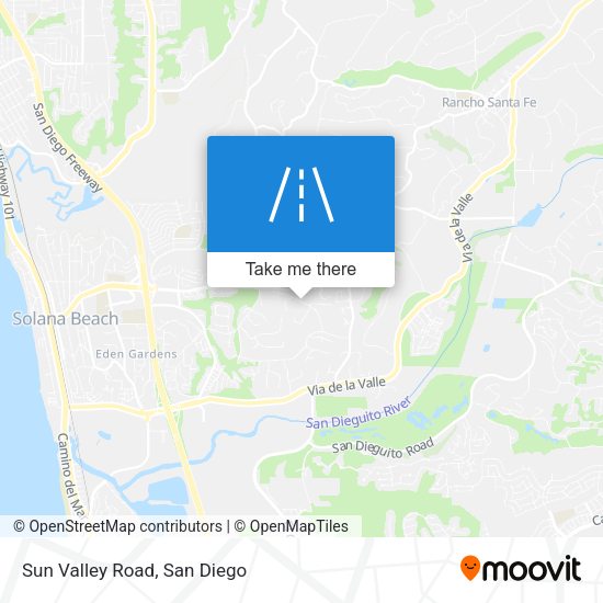 Mapa de Sun Valley Road