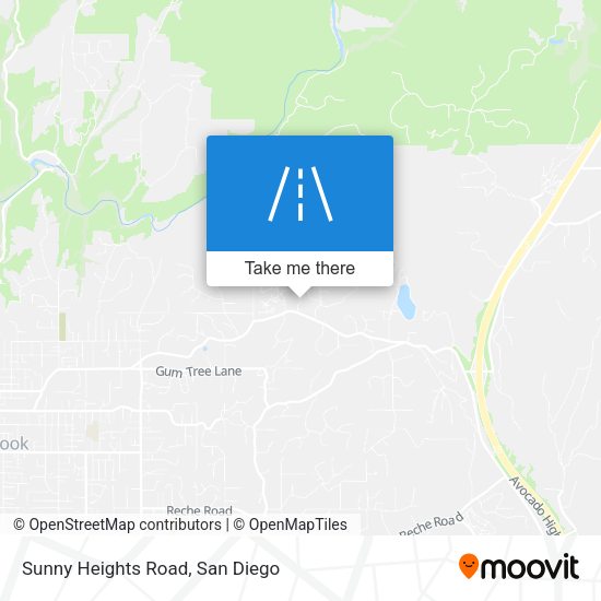 Sunny Heights Road map