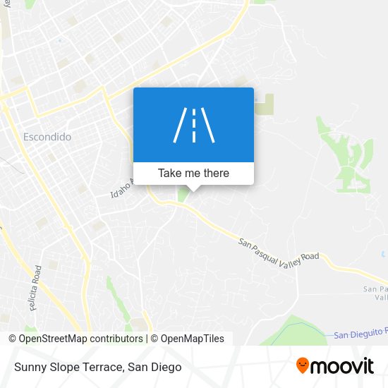 Mapa de Sunny Slope Terrace