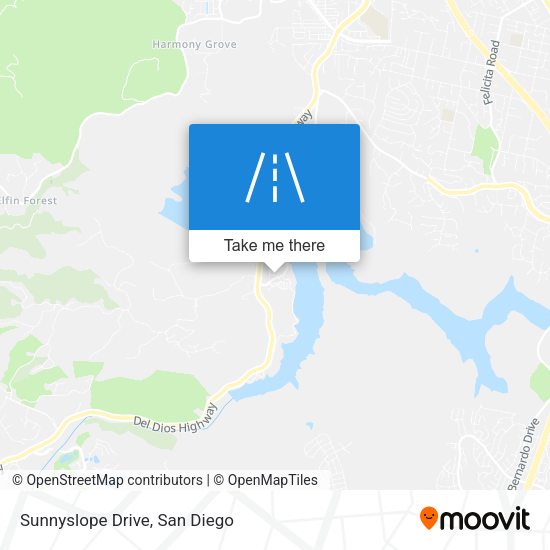 Mapa de Sunnyslope Drive