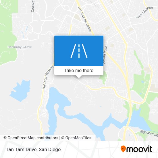 Mapa de Tan Tam Drive