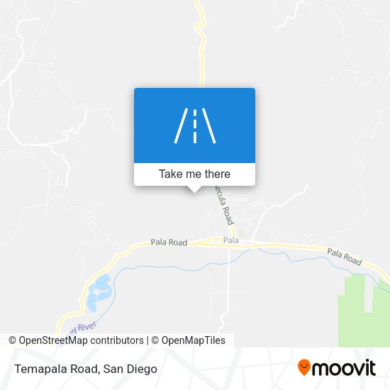 Mapa de Temapala Road