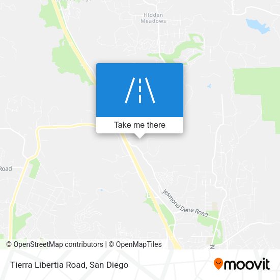 Mapa de Tierra Libertia Road