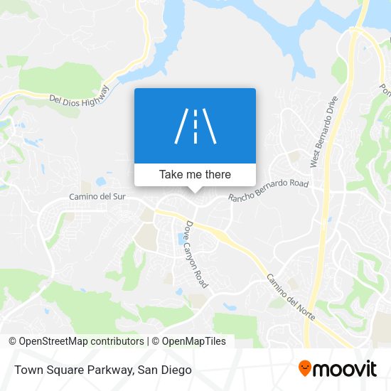 Mapa de Town Square Parkway