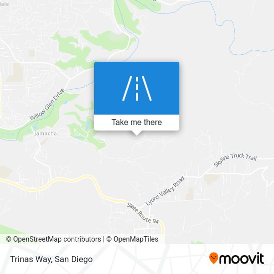 Mapa de Trinas Way