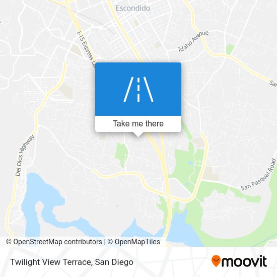 Mapa de Twilight View Terrace