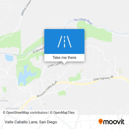 Mapa de Valle Caballo Lane