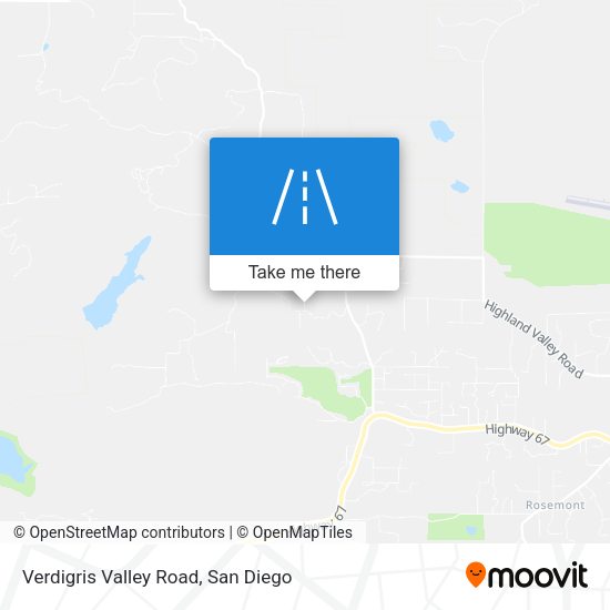 Mapa de Verdigris Valley Road