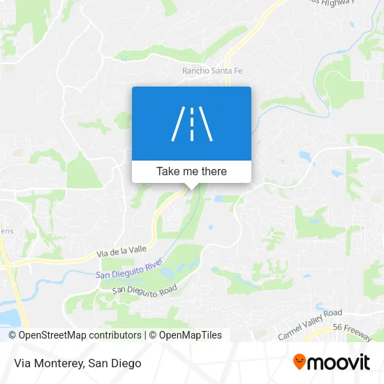 Via Monterey map