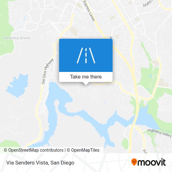 Mapa de Via Sendero Vista
