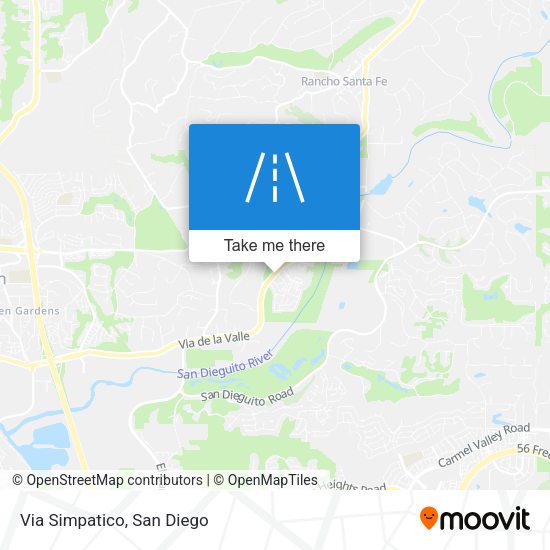 Mapa de Via Simpatico