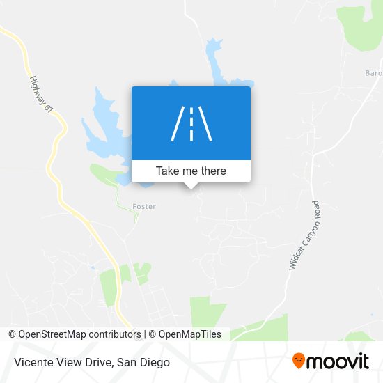 Mapa de Vicente View Drive