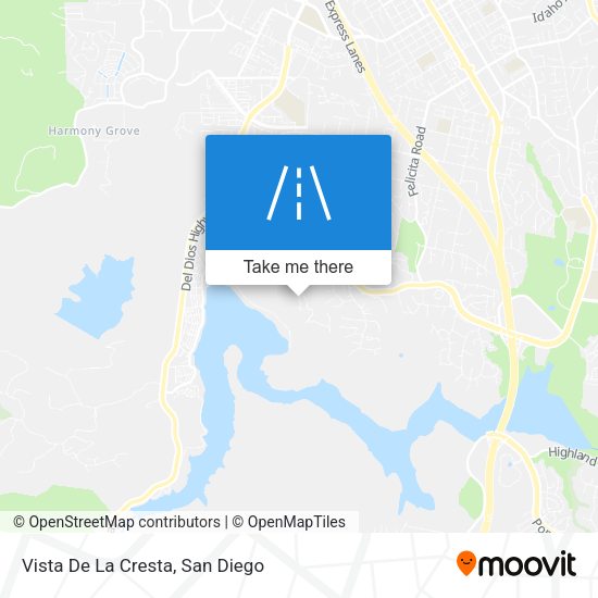 Mapa de Vista De La Cresta