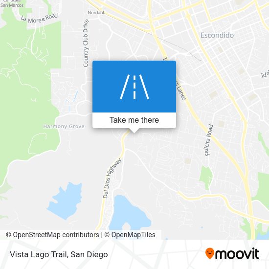 Mapa de Vista Lago Trail