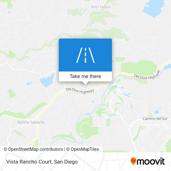 Vista Rancho Court map