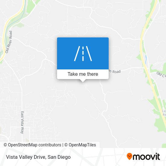 Vista Valley Drive map