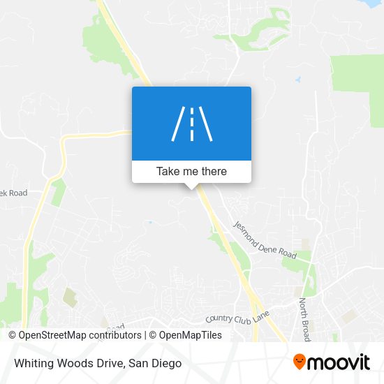 Mapa de Whiting Woods Drive