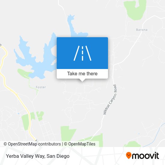 Yerba Valley Way map