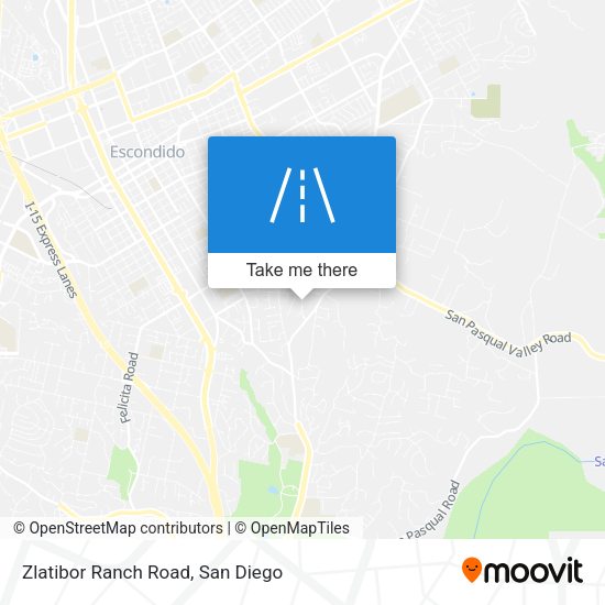 Zlatibor Ranch Road map