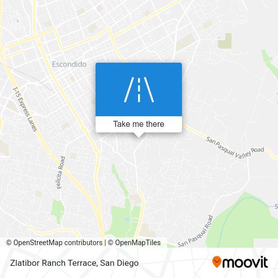 Zlatibor Ranch Terrace map