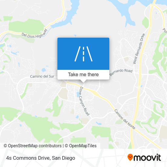 Mapa de 4s Commons Drive