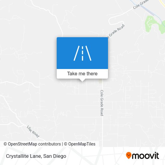 Mapa de Crystallite Lane