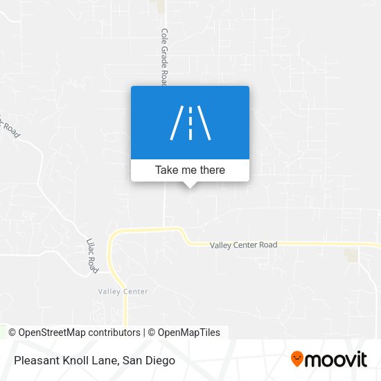 Mapa de Pleasant Knoll Lane