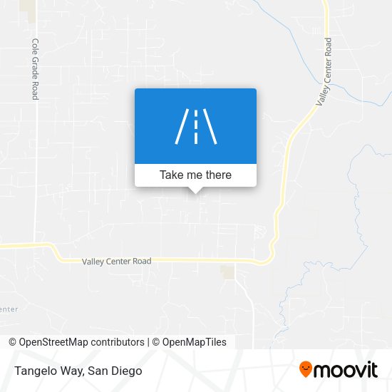 Tangelo Way map