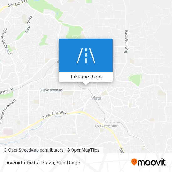 Mapa de Avenida De La Plaza