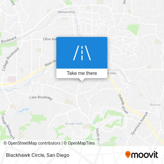 Mapa de Blackhawk Circle