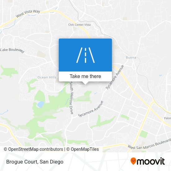 Mapa de Brogue Court